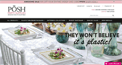 Desktop Screenshot of poshpartysupplies.com